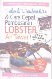 Image of Teknik Pembenihan & Cara Cepat Pembesaran Lobster Air Tawar